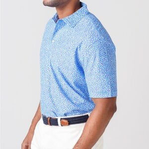 Blue Patterned Men's Shirt
